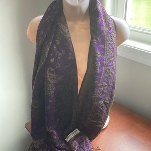 Pashmina Scarf/Wrap 55% Pashmina 45% Silk  28 inches by 76 inches